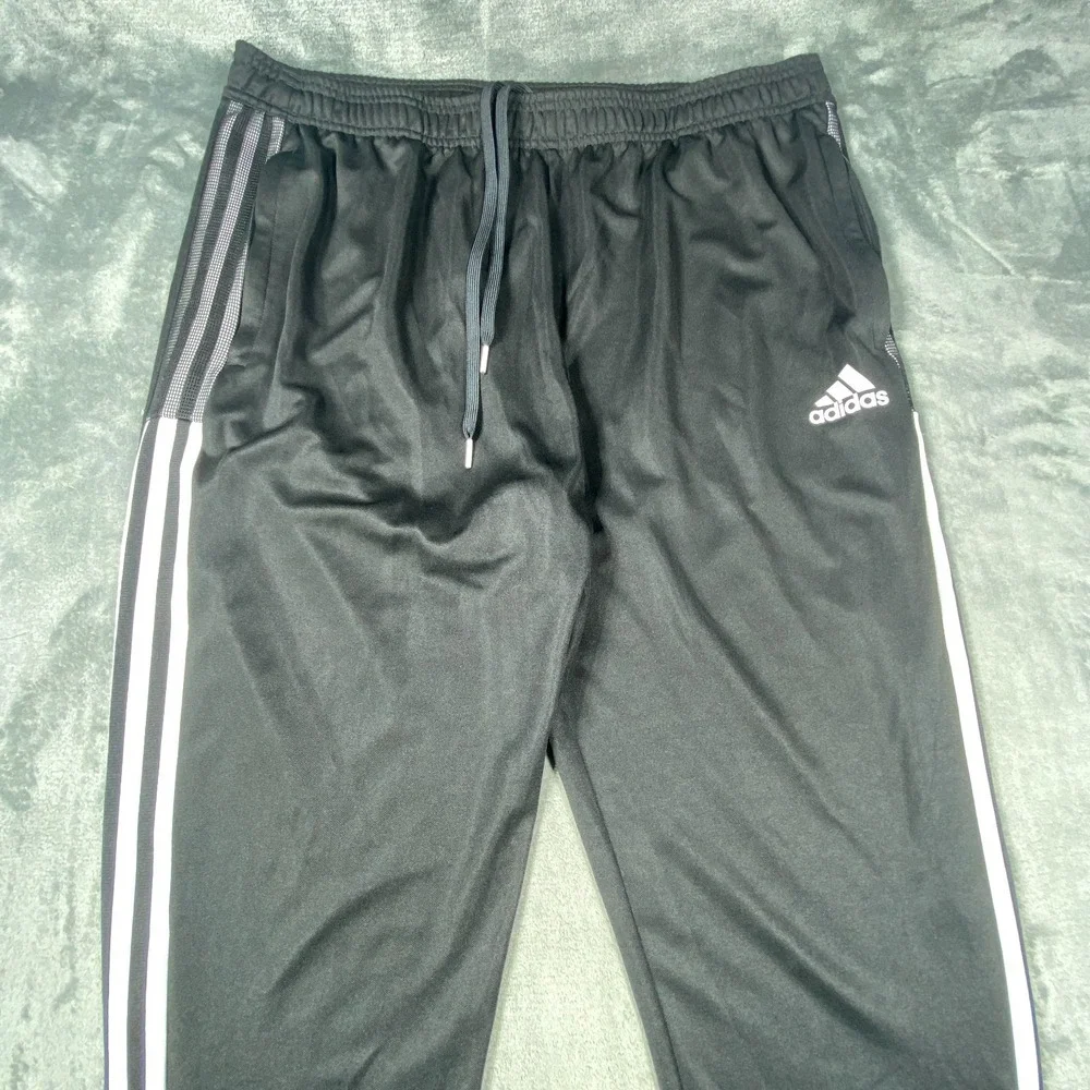 Adidas Track Pants 2XL Mens Prime Green AEROREADY Training Workout Ankle Zip Gym